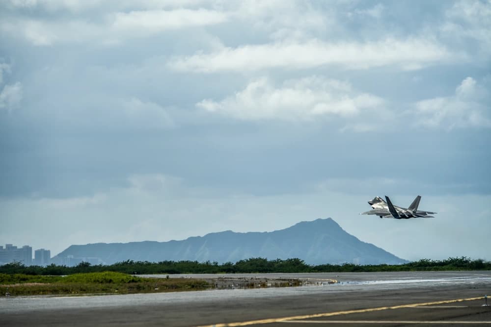 F/A-18 night launch, Pearl Harbor